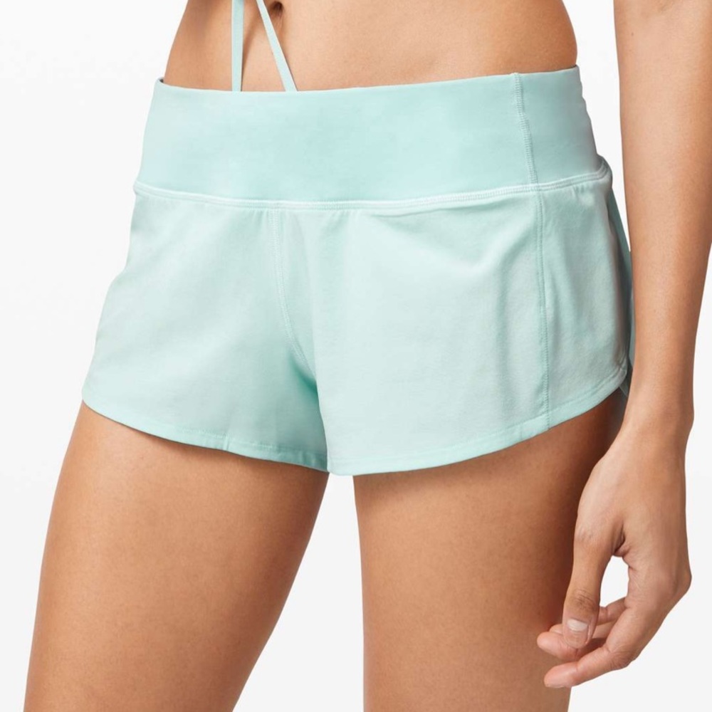 NWT Lululemon Speed Up shorts 2.5” Blue Glow - 6